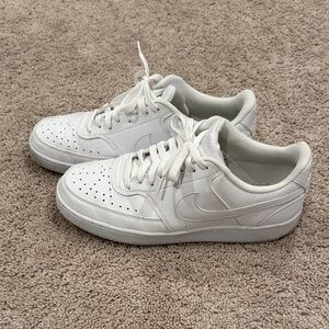 Nike All-White Low-Top Sneakers